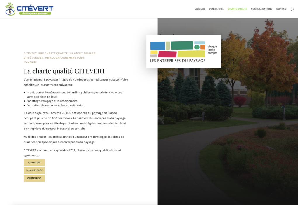 Qualicert Qualipaysage Certiphyto